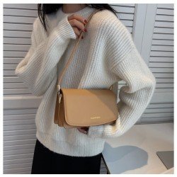  Simple Solid Color PU Armpits Bags