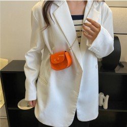  PU Pure Color Mini Women's Bags