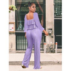 Autumn New Pure Color Casual Women's Set  Autumn New Pure Color Casual Women's Set