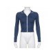  2024 New Contrast Color Letter Women's Short Jacket