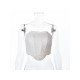  2024 Fishbone Backless Strapless Women's Irregular Vest