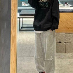  Casual Drawstring Long Pants For Women