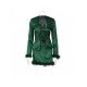  2024 Pure Color Top And Plush Skirt Suit