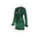  2024 Pure Color Top And Plush Skirt Suit