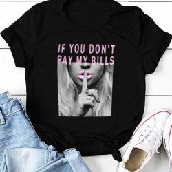 Trendy Graphic Crew Neck Summer Women T Shirts