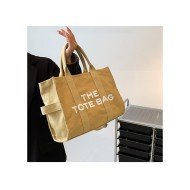 Letter Printed White Tote Bags For Women