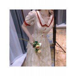 Gentle Style Slim Women's Short Sleeve Dress  Gentle Style Slim Women's Short Sleeve Dress