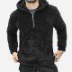  2024 Pure Color Zipper Men's Sweater