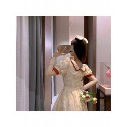 Gentle Style Slim Women's Short Sleeve Dress  Gentle Style Slim Women's Short Sleeve Dress