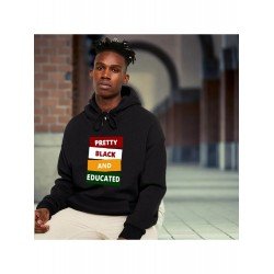 Street Printed Black Hoodies Tops For Men Street Printed Black Hoodies Tops For Men