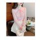  Fall 2024 Pure Color Bow Women's Shirt