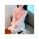  Fall 2024 Pure Color Bow Women's Shirt