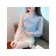  Fall 2024 Pure Color Bow Women's Shirt