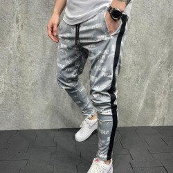  Fashion Casual Printing Men's Long Pants