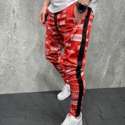  Fashion Casual Printing Men's Long Pants