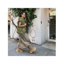 Zipper Up Street Sleeveless Down Coats For Women Zipper Up Street Sleeveless Down Coats For Women