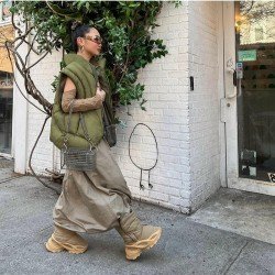 Zipper Up Street Sleeveless Down Coats For Women
