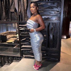 Street Trendy Cropped Top And Midi Skirt Sets Street Trendy Cropped Top And Midi Skirt Sets