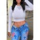  2024 Pure Color Women's Crop Top