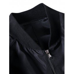 Autumn Casual Black Plus Size Jacket For Men Autumn Casual Black Plus Size Jacket For Men