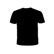 Summer Black Printed Short Sleeve Tees For Men