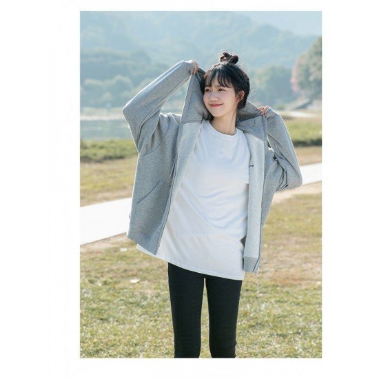  2024 New Loose Hooded Sweater Coats