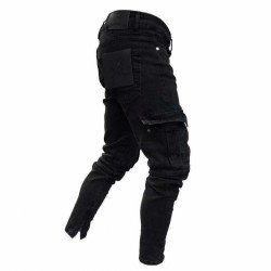  Pure Color Denim Jeans For Men