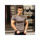  Casual Pure Color Crew Neck Men's T-Shirt