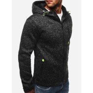  Casual Loose Pure Color Hooded Men's Coats