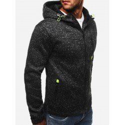 Casual Loose Pure Color Hooded Men's Coats  Casual Loose Pure Color Hooded Men's Coats