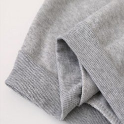 Lip Graphic Pockets Hooded Collar Women Tops