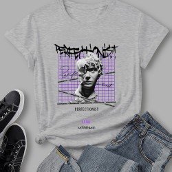 Latest Ladies White Graphic T Shirts