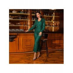 Fashion Dinner Solid Color Sequin Jumpsuit  Fashion Dinner Solid Color Sequin Jumpsuit