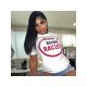  2024 Summer Round Neck Letter Printing Women's T-Shirt