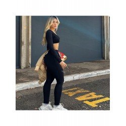 V Neck Matching Cropped Top And Trouser Sets V Neck Matching Cropped Top And Trouser Sets
