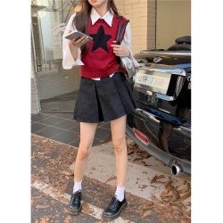  2024 Casual Star Knitting Sleeveless Knitwear