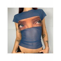  2024 Summer Figure Pattern Women's Crop T-Shirt