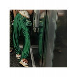 Casual Solid Drawstring Long Pants For Women Casual Solid Drawstring Long Pants For Women