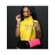  Casual Number Turtle Neck Women's Sleeveless Vest