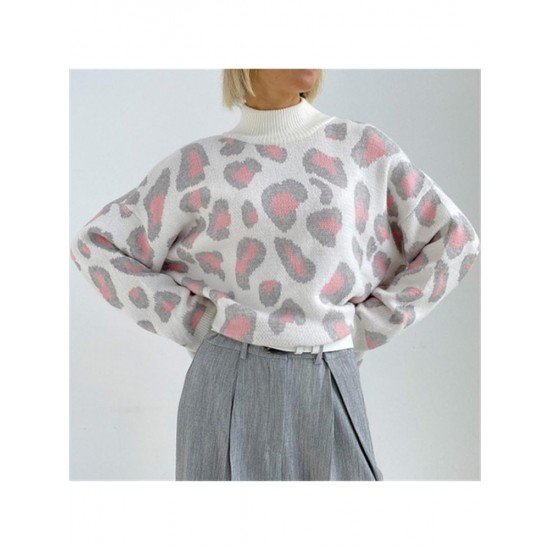  2024 Autumn Half Turtleneck Women's Sweater