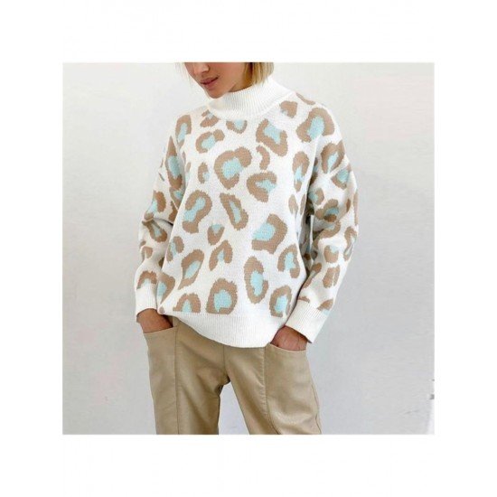  2024 Autumn Half Turtleneck Women's Sweater
