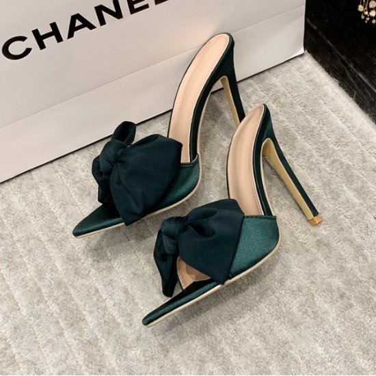  PU Sexy Bow Stiletto Women's High Heel