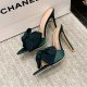  PU Sexy Bow Stiletto Women's High Heel