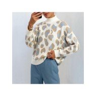  2024 Autumn Half Turtleneck Women's Sweater