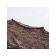  New 2024 Round Neck Printing Patchwork Crop Vest