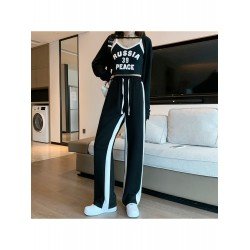 Loose Versatile Contrast Color Women's Long Pants  Loose Versatile Contrast Color Women's Long Pants