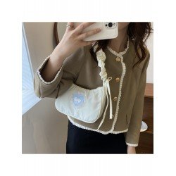 Cute Cloud Pleated Underarm Bag For Women  Cute Cloud Pleated Underarm Bag For Women