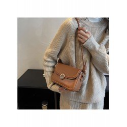 Personalized Lock PU Pure Color Shoulder Bags  Personalized Lock PU Pure Color Shoulder Bags