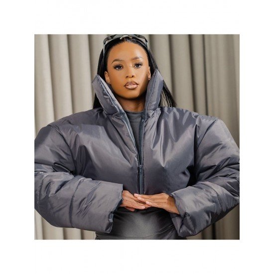  2024 Winter Pure Color Short Cotton Jacket