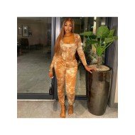  2024 Printing Women's Casual Trouser Suit